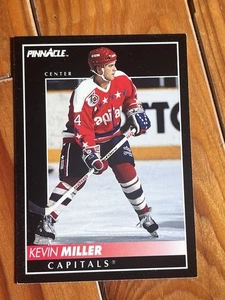 1992-93 Pinnacle Kevin Miller Washington Capitals #313 - Bild 1 von 2