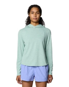 Mountain Hardwear Sunblocker Long Sleeve Hoody Women's Shirt, Mineral Spring, La - Picture 1 of 2
