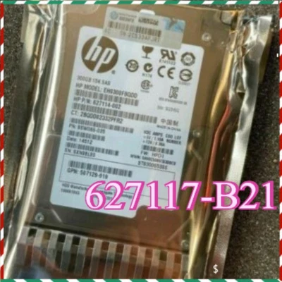 627117-B21 HP 627195-001 300GB SAS 15K 6G 2.5" HDD FOR DL370 DL380 DL385 G6 G7 - Image 1 of 4