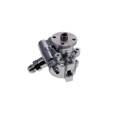 Type II Chrome Power Steering Pump with Pulley Hub for GM - Image 1 of 2