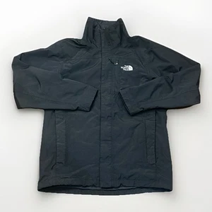 The North Face Rain Jacket Mens Small S Black Shell Lined Coat Waterproof Hyvent - Picture 1 of 14
