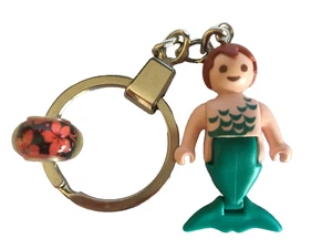 Playmobil Baby Merman/ Mermaid Keychain w/ green tail  - 38 - Girl Boy Box - Picture 1 of 3