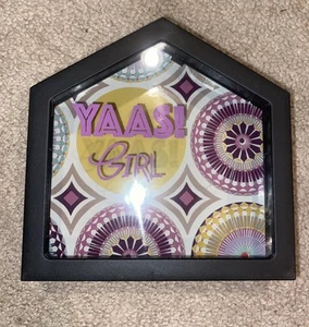Black Multi 2X6X6" YAAS! Girls”Coin Bank - Picture 1 of 5