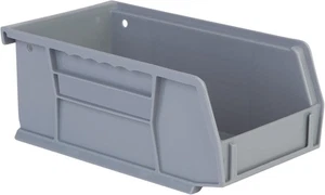 Cubo de almacenamiento apilable Hudson Exchange y contenedor colgante gris 7-1/2"x4"x3" 12 paquetes - Imagen 1 de 3