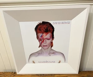 David Bowie Aladdin Sane Illuminated Sign Man Cave LED Light Up Frame - Picture 1 of 9