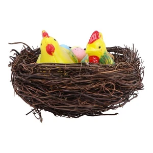 Easter Festival Egg Ornament Party Dekorative Osternest Foto Requisiten (13 cm) - Bild 1 von 12