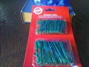 200 Weihnachtshausschmuck Haken Baumhänger Metalldraht 2 Größen - Bild 1 von 1