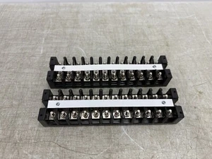 Marathon 1512 STRC - Barrier Terminal Blocks 600V 75A 12-Poles, Lot of 2 New - Picture 1 of 14