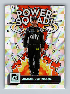 2023 Panini Donruss Racing #PS6 Power Squad Insert JIMMIE JOHNSON