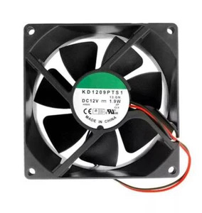 For SUNON KD1209PTS1 9025 2-wire Silent Cooling Fan DC12V 1.9W 9CM 90mm - Afbeelding 1 van 3