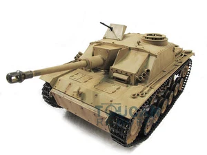 1/16 Mato RC Casi Completo Metal Stug III Tanque KIT Ver Infrarrojo Barril Retroceso 1226 - Imagen 1 de 10