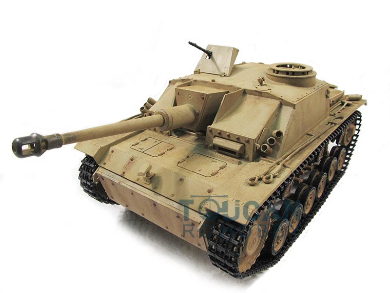 Mato 1/16 Almost 100% Metal Stug III RC Tank KIT Infrared Barrel Recoil Battle  - Image 1 of 4