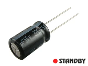 50pcs SK 330uF-50V 85`C Capacitor electrolytic JAMICON 10X16mm series SK - Imagen 1 de 1