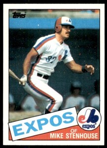 1985 Topps Mike Stenhouse Baseball Cards #658