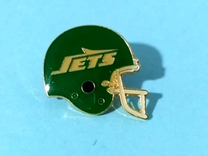 NFL New York Jets Gold Metal & Enamel Pin vintage 1986 - Picture 1 of 4