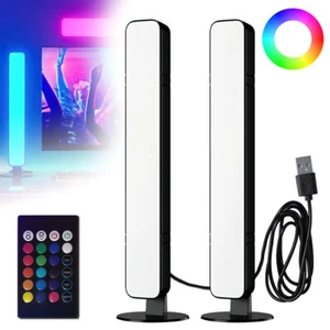 2X LED Lightbar TV Hintergrundbeleuchtung USB Betrieben Fernseher Ambient Lampe - Bild 1 von 14