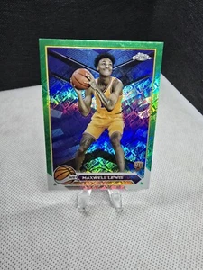 2023 Topps cromo Maxwell Lewis refractor verde novato RC #16 - Imagen 1 de 2