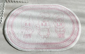 Alfombra de baño ESTHER BUNNY alfombra de piso ovalada ROSA 60* 40 cm + pista - Imagen 1 de 4