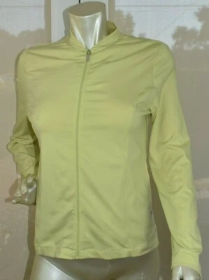 Chaqueta Callaway Cremallera Completa Amarillo Poliéster Spandex Talla Pequeña Usada Foto 1 de 4