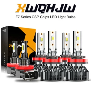 For Nissan Murano 2015- 2018 White LED Headlights Hi/Low Beam Fog Bulbs 6000k 6x - Bild 1 von 8