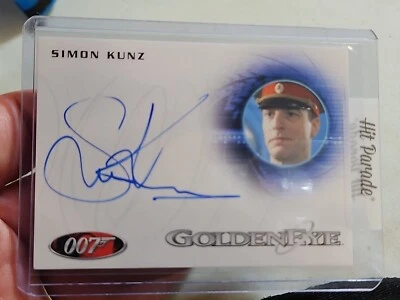 James Bond 007 Firmado Automático Serie 50 Aniversario Simon Kunz Oficial A211 Foto 1 de 2