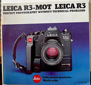 Vintage Leica R3 MOT Booklet Brochure Leitz Printed West Germany š - Picture 1 of 4
