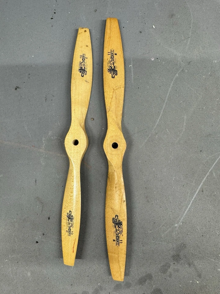 JZ Zinger Propeller  11 - 7  PUSHER Wood Airplane PROP  Never Used! NEW (C1B1) - Image 1 of 4