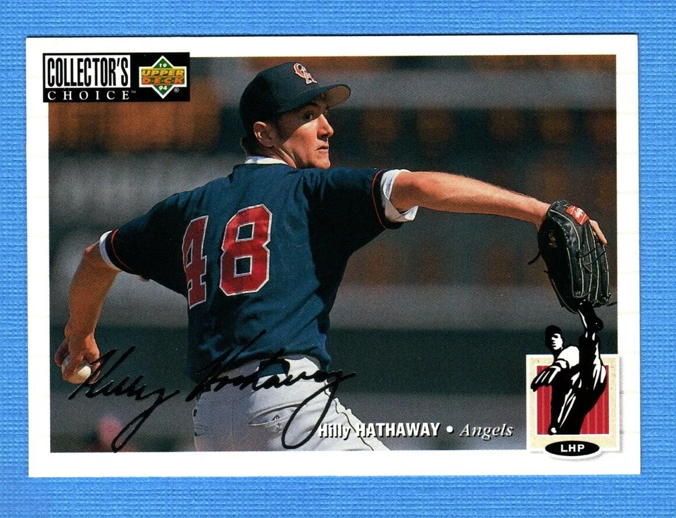 1994 Collector's Choice Silver #129 Hilly Hathaway Angels - Image 1 of 1