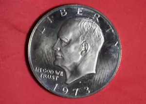 1973-S Eisenhower One Dollar #P27795 - Picture 1 of 2