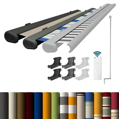 ECLIPSE Vollkassettenmarkise elektrische Kassetten Markise Balkon Terrassenüberdachung