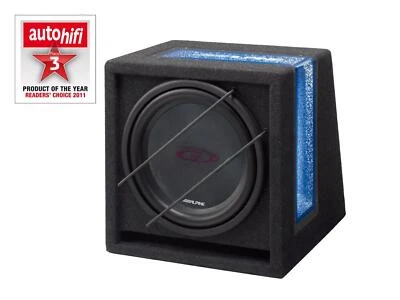 Alpine SBG-844BR Gehäusesubwoofer Bassreflex 20 cm (8-Zoll) Subwoofer 400 Watt  - Bild 1 von 4