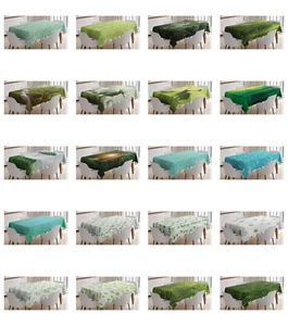 Ambesonne Green Tablecloth Table Cover for Dining Room Kitchen - Picture 1 of 183
