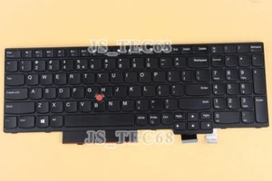 Neu Lenovo Thinkpad T570 T580 P51s P52s Tastatur US Schwarz Rahmen Schwarz OHNE Hintergrundbeleuchtung - Bild 1 von 3