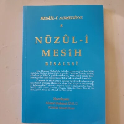 NUZUL~I MESIH RISALESI, ~ RESAIL-I AHMEDIYYE 5, Turkish/Arabic Paperback VG - Image 1 of 2