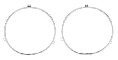 OER Headlamp Retaining Ring Pair For 1973-1981 Firebird Camaro Nova Truck - Image 1 of 4
