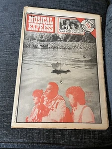 NME Magazine 7 Aug 1976 - Lennon Clapton Weather Report Armatrading see Contents - Bild 1 von 11