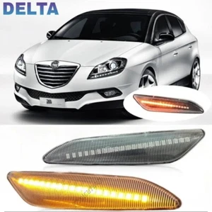 COPPIA FRECCE LATERALI LED DINAMICHE SPECIFICHE LANCIA DELTA MK3 CANBUS NO ERROR - Imagen 1 de 7
