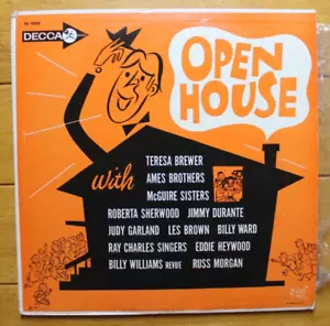 OPEN HOUSE LP 12" VINYL RECORD VG+ DECCA VARIOUS COMPILATION - Picture 1 of 4