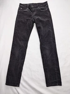 Kut From The Kloth Diana Skinny Women 0 Black Corduroy Jean Low Rise - Picture 1 of 14