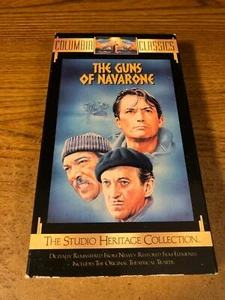 The Guns Of Navarone VHS VCR Video Tape Used Gregory Peck - Picture 1 of 6