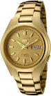 Seiko 5 SNK610 Men's Gold Tone Stainless Steel Gold Dial Automatic Watch
