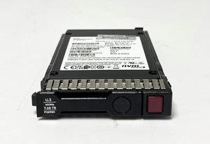 HPE 7.68TB NVMe Gen4 High Performance Read Intensive SFF SC U.3 SSD 3 YR WTY - Afbeelding 1 van 5