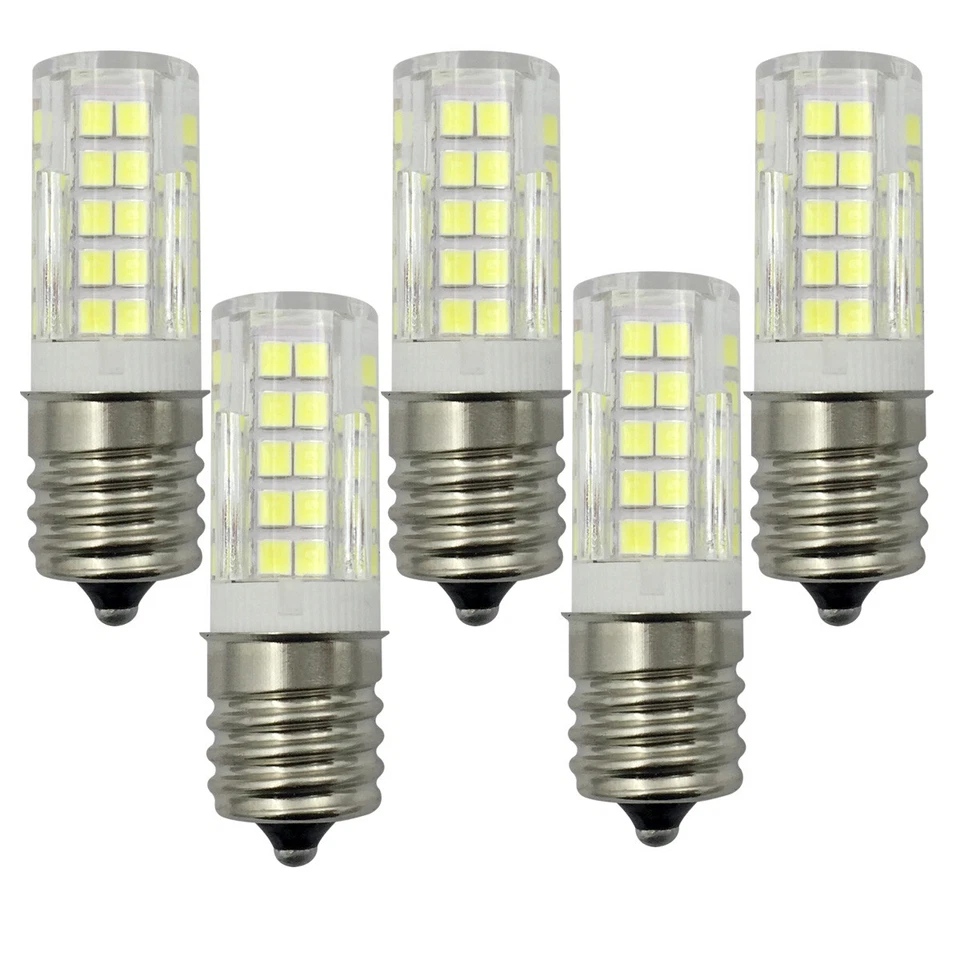 5pcs E17 Intermediate C9 64-2835 LED Light Bulb Ceramics Lights Lamp 5W 110V  - Image 1 of 4