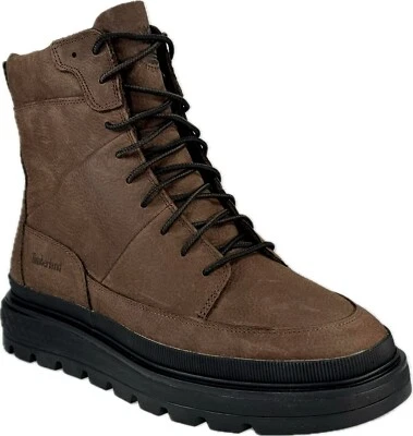 Timberland Mujer Ray City Marrón Oscuro Cuero Nubuck Botas Impermeables, A2KE4 Foto 1 de 4