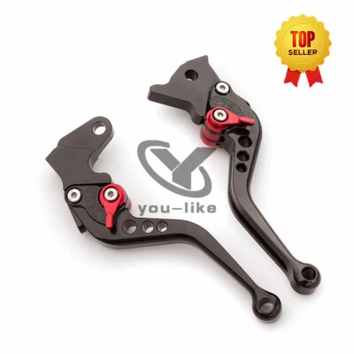FXCNC CNC Short Brake Clutch Levers For Aprilia RST1000 FUTURA RSV MILLE/R Pair - Image 1 of 4