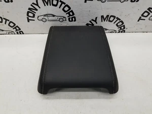 2019 JAGUAR F-TYPE X152 CENTRE CONSOLE BLACK LEATHER ARM REST OEM - Picture 1 of 7