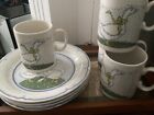EIT English Iron stone Tableware Geese/Ducks Side plates or mugs