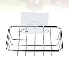 Stainless Steel Soap Shelf Traceless Supporting Rack for Shower Room Bathroom