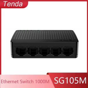 Tenda SG105M Gigabit Ports High-Speed Network 5-Port Ethernet Switch 1000Mbps - Picture 1 of 10