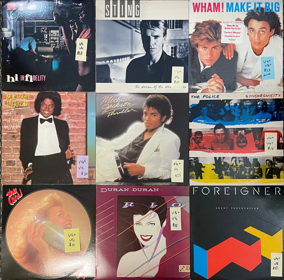  You pick - 70's & 80's Rock/Pop Vinyl Records LP - Many Titles - Cars, Police - Image 1 of 4